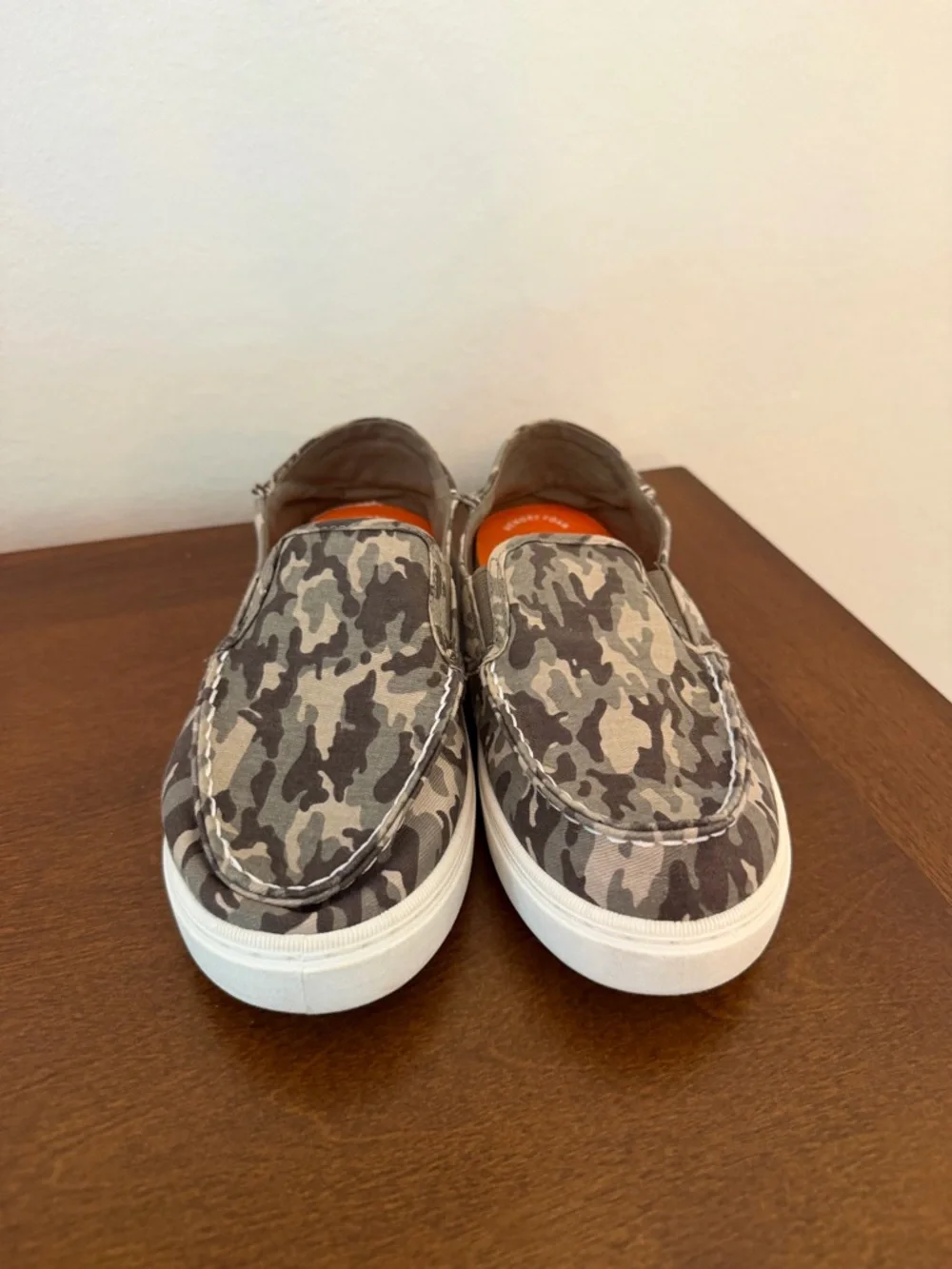 Sperry Salty Washable Slip-On Sneakers Camo Big Kid Size 4